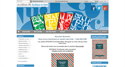 Desktop Screenshot of editionsjml.com